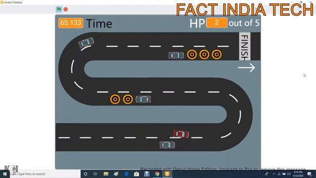 How to make city car race game | Road problem games | Scratch Tutorial | FACT INDIA TECH смотреть онлайн