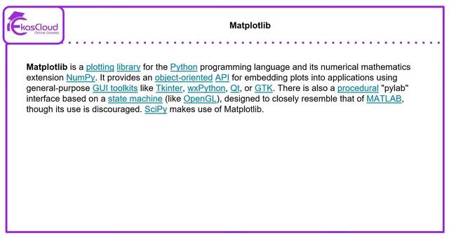#Data Science What is Matplotlib | Ekascloud | Hindi смотреть онлайн