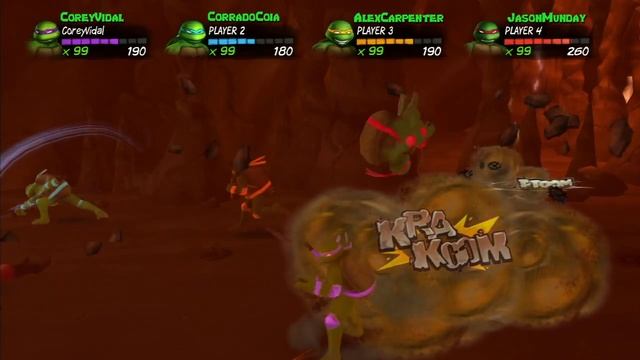 TMNT Turtles in Time Re-Shelled: Filled with Mud and Rage (PS3 Multiplayer) смотреть онлайн