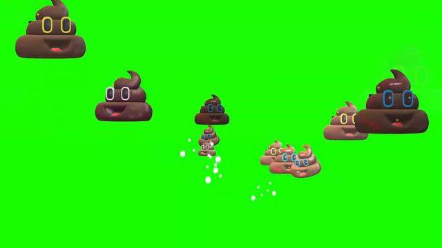 Green Screen Clips - Poo Emoji 1 смотреть онлайн