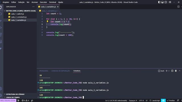 Declarando variáveis de forma segura no JavaScript | Melhorando seu JavaScript ? смотреть онлайн