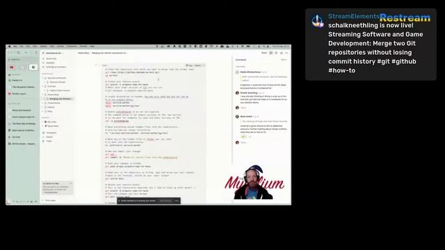 Merge two Git repositories without losing commit history #git #github #howto смотреть онлайн
