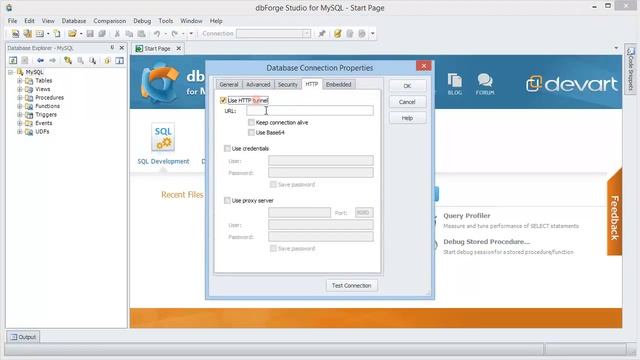 How to Create HTTP Connection using dbForge Studio for MySQL смотреть онлайн