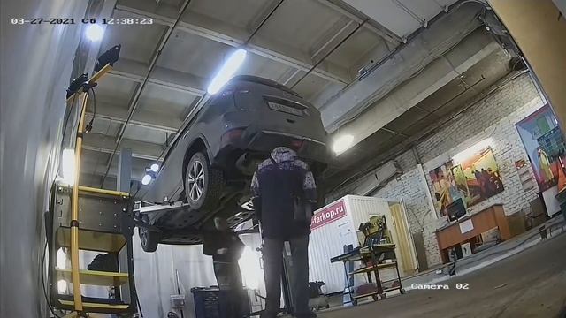 Установка защиты на Nissan X-Trail 2020 год. MOTODOR, арт. 11414, 11412, 11405 смотреть онлайн