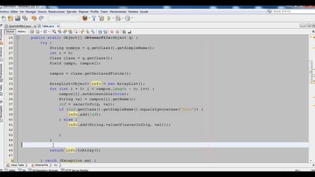 API Java Reflection CRUD смотреть онлайн