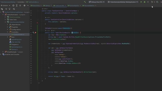 JWT Authentication In ASP.NET Core 5 смотреть онлайн