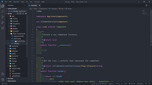 Creating Blade components | Laravel Blade Components смотреть онлайн