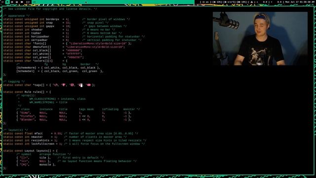 DWM Настройка. Оконный менеджер линукс (Arch). Конфиг, установка + Мой форк dwm, dmenu, slstatus) смотреть онлайн