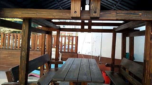 Беседка качели