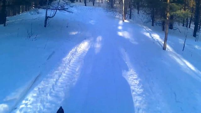 Урал. Езда на снегоходах. Часть 1 смотреть онлайн