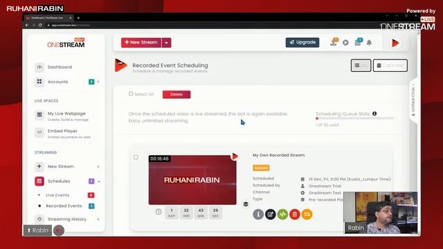 Onestream Live - Make A TV Alike Live-streaming with Playlist Streaming смотреть онлайн
