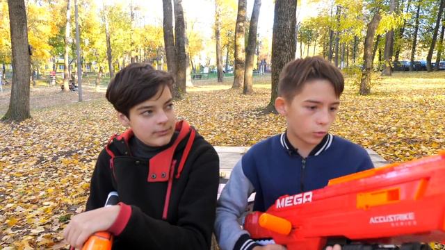 Обзор и распаковка Nerf Thunderhawk Mega Accustrike смотреть онлайн