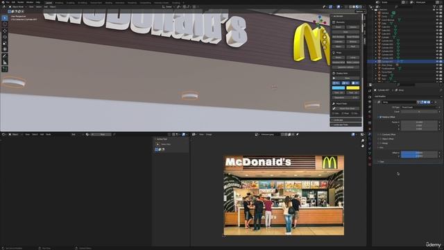 48 - Modeling with Array and Boolean Modifier смотреть онлайн