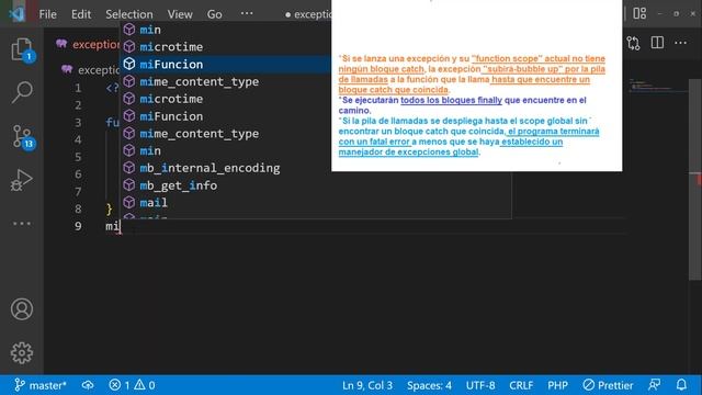 Excepciones en PHP | Callstack en PHP y las excepciones en PHP смотреть онлайн