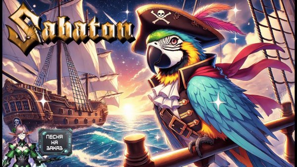 Sabaton - Песня попугая (В.С. Высоцкий) (Udio Ai Cover) (Песня на Заказ)