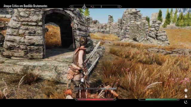TESV: Skyrim - Combat Animation Mod: Left-Hand Normal and Power Sprint Attacks Replacer смотреть онлайн