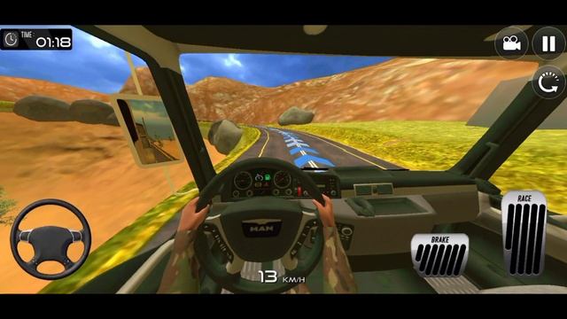 Army Simulator Truck games 3D#43। New Army Truck simulator Offline Game। Real Army 3D Mission Game смотреть онлайн
