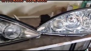 тайота камри 30 полная чистка фар