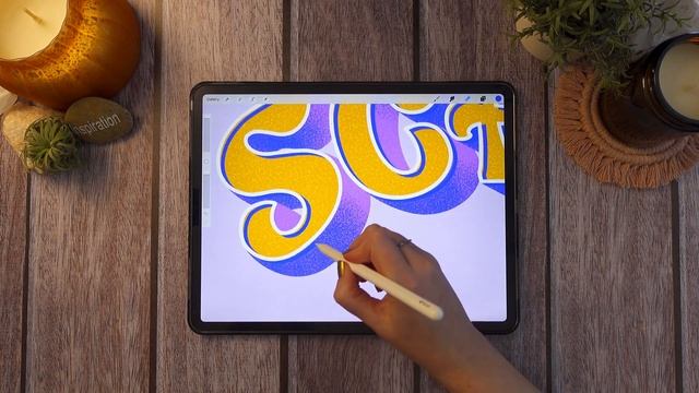Watch Me Draw: Digital Lettering in Procreate | iPad Pro + Apple Pencil 2 | 2021 смотреть онлайн