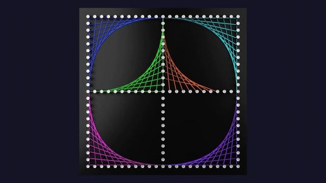 String art creator tools demo - Geometry Nodes Blender смотреть онлайн