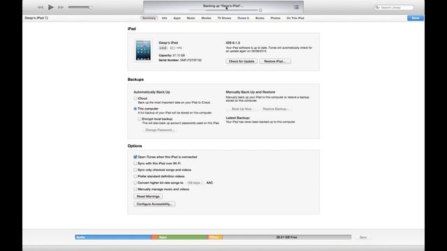 How to Backup / Restore iOS Device using iTunes смотреть онлайн