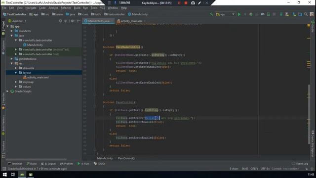 Mobil Programlama - 07 - Değer girilmesi zorunlu alanların oluşturulması смотреть онлайн