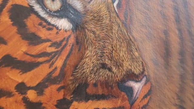 How To Paint a Tiger | Acrylic Painting Tips смотреть онлайн