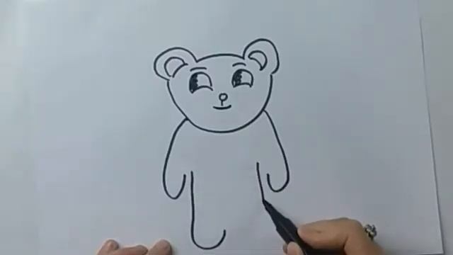 ayiq rasmini chizish/भालू छवि आरेखित करना/draw a bear image/нарисовать изображение медведя смотреть онлайн