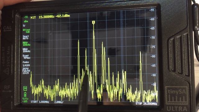 Tiny Spektrum Analizátor - Rövidhullámú zavarkeresés смотреть онлайн