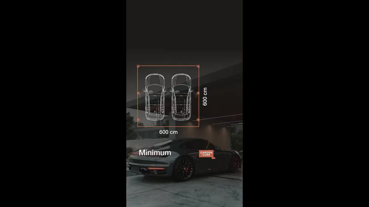 Комфортная парковка и навес для 2 авто от Garden Cube #навесы #автонавес смотреть онлайн
