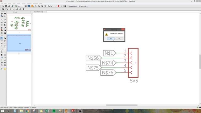 Eagle CAD - Connecting multiple sheets смотреть онлайн
