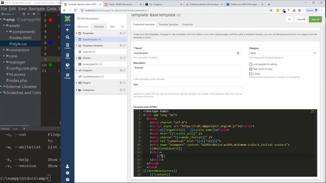 Developing AMP workflow using MODX CMS and PurgeCSS - Part 1 смотреть онлайн