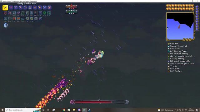 Terraria Calamity Mod - Beating Storm Weaver On Master Revengeance Mode! смотреть онлайн