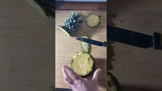 КАК ПОЧИСТИТЬ И ПОРЕЗАТЬ АНАНАС ДОМА/САМЫЙ ПРОСТОЙ СПОСОБ/ смотреть онлайн