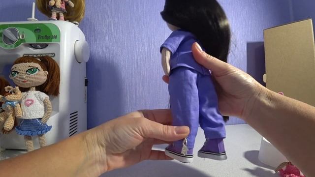 Кукла доктор. Интерьерная кукла своими руками. смотреть онлайн