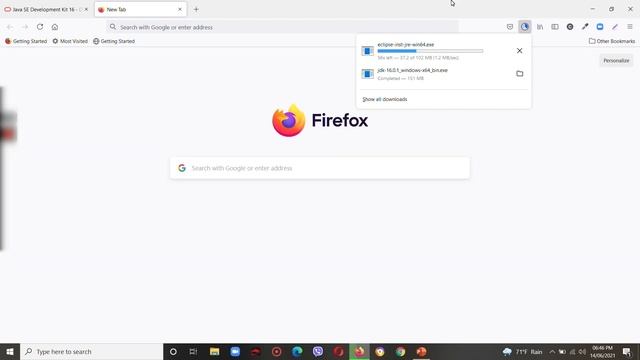 How to install Java JDK and Eclipse | Run your first Java program - Lecture 1 смотреть онлайн
