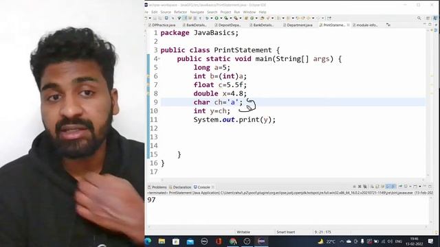 Type Casting | Data Storage in JAVA | Rahul Singla | GeeksforGeeks JAVA смотреть онлайн