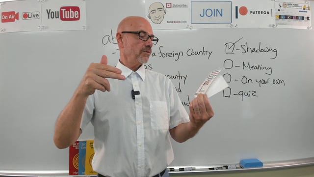Abroad - shadowing English sentences | Learn English - Mark Kulek ESL смотреть онлайн
