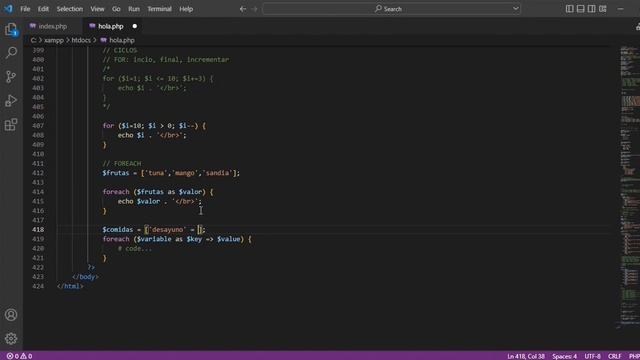 32 Ciclo FOREACH en PHP: Tutorial Completo para Recorrer Arrays y Objeto | PHP смотреть онлайн
