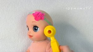 #Куклы ОСМОТР НА ДОМУ Пупсика Оли Мультик для детей Игрушки для девочек Мама и дочка