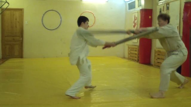 Бои на мечах. Айкидо Ёсинкан тренировка. 16 смотреть онлайн