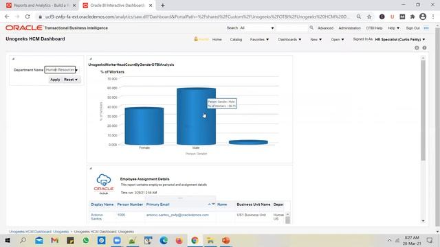 Oracle Fusion Technical Training | Oracle Fusion Technical Tutorials | Create OTBI Dashboard смотреть онлайн