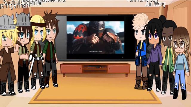 Httyd + Dragons: The nine realms react to hiccup|Part 1/?|Ayleesis смотреть онлайн