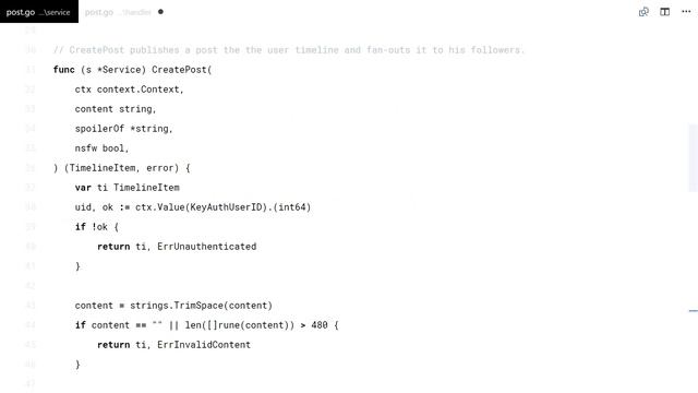 08 Building a Social Network with Golang: Publishing Posts смотреть онлайн
