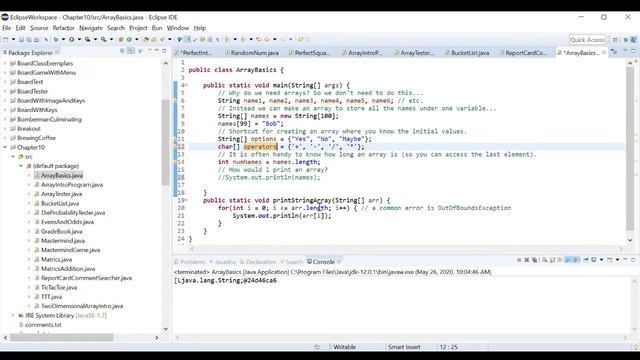Java - Arrays Lesson 2 смотреть онлайн