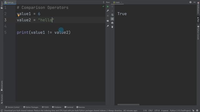 Python For Beginners - Comparison Operators Explained смотреть онлайн