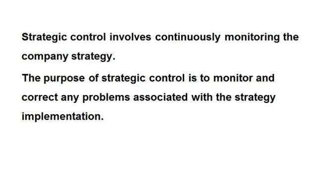 Strategy Goals Objectives and Control смотреть онлайн