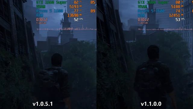 The Last of Us Part 1 Patch 1.0.5.1 vs Patch 1.1.0.0 смотреть онлайн