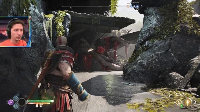ПРОГУЛКА ПО СВЕЖЕМУ ВОЗДУХУ ? игра God of WAR на ПК 2022 #32 смотреть онлайн