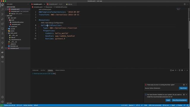 Developing AWS Lambda Functions Locally in VS Code смотреть онлайн